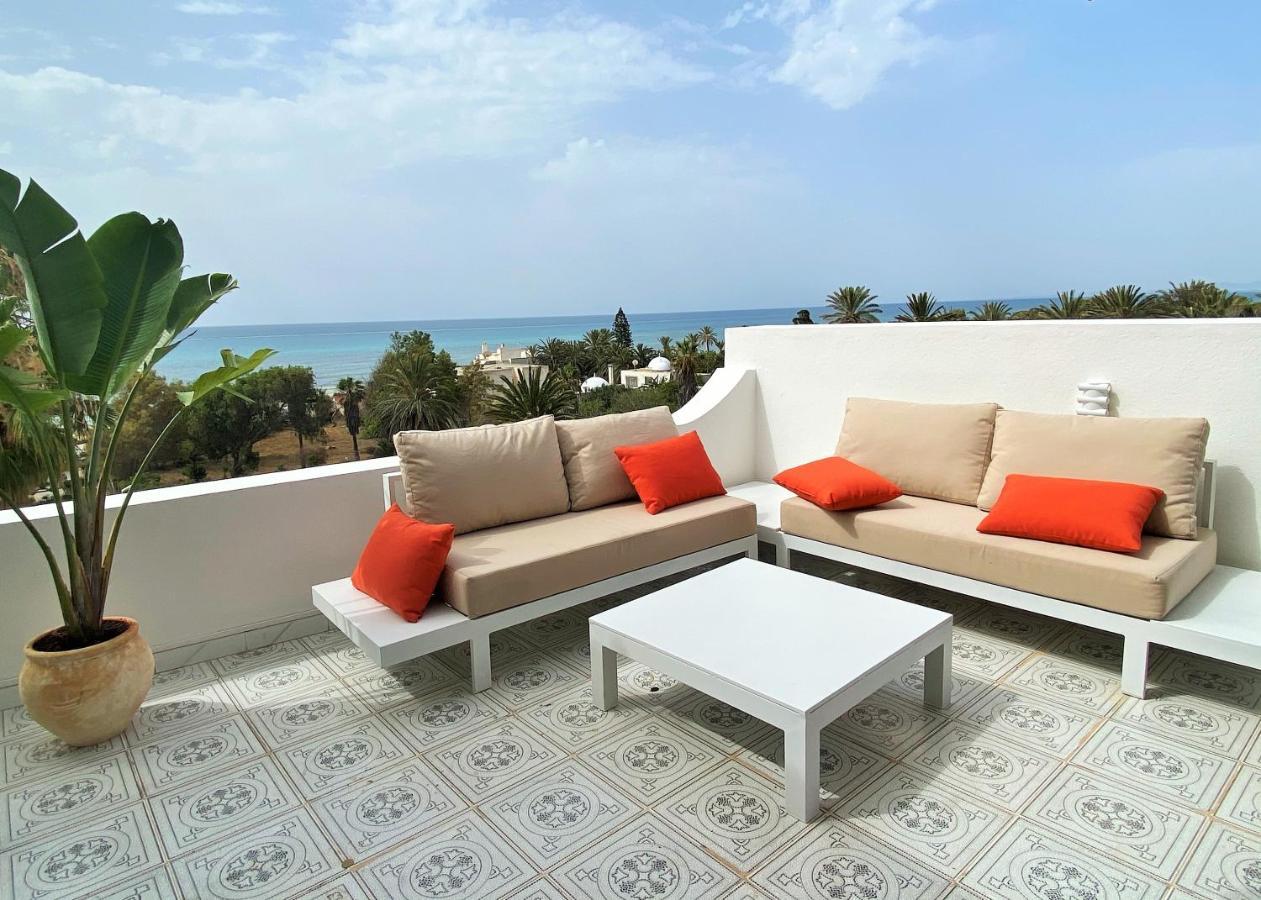 Roof Top Pied Dans L'Eau Panoramic View, 80 Meters From Seaside Al-Hammamat Zewnętrze zdjęcie