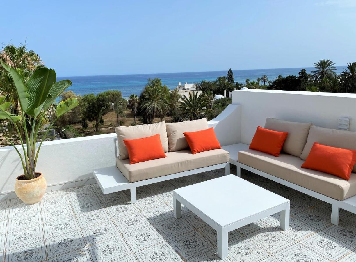 Roof Top Pied Dans L'Eau Panoramic View, 80 Meters From Seaside Al-Hammamat Zewnętrze zdjęcie