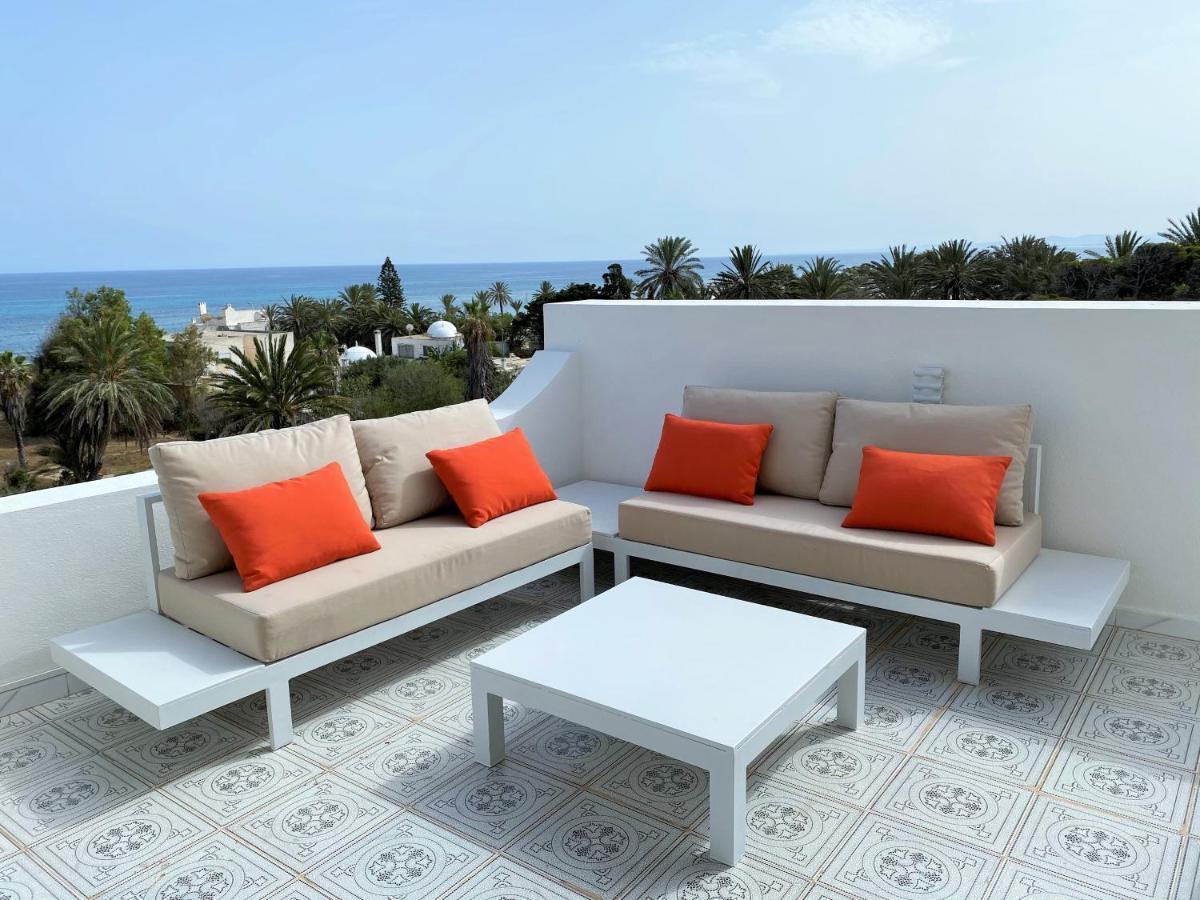 Roof Top Pied Dans L'Eau Panoramic View, 80 Meters From Seaside Al-Hammamat Zewnętrze zdjęcie