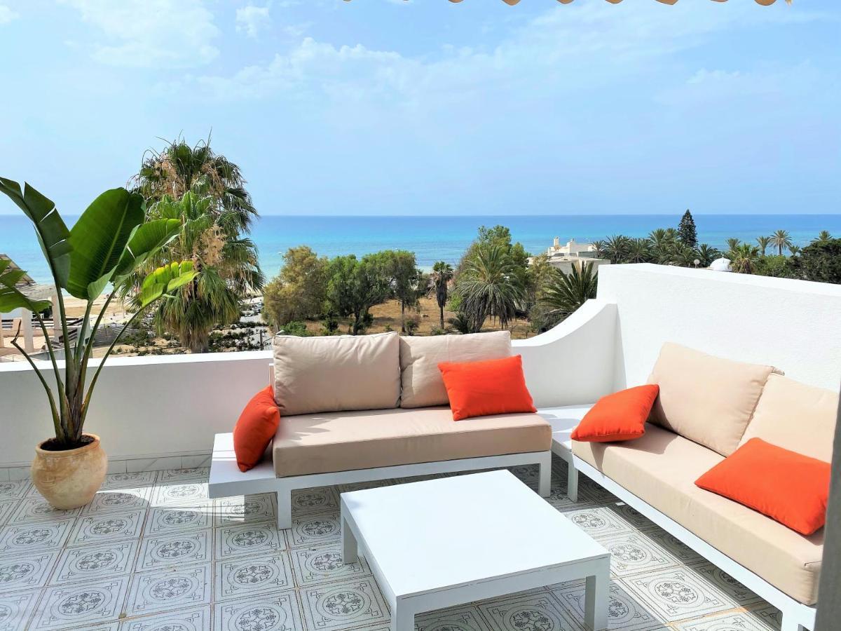 Roof Top Pied Dans L'Eau Panoramic View, 80 Meters From Seaside Al-Hammamat Zewnętrze zdjęcie